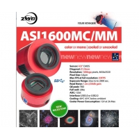 ZWO Mono CMOS Camera ASI 1600MM - Sensor D=21,9 mm
