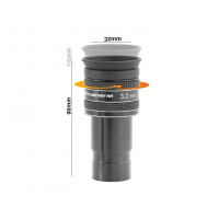 Okulár TS Optics High End Planetary HR 3,2mm 58° 1,25″