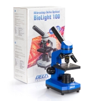 Mikroskop DeltaOptical BioLight 100 Modrý 40x-400x