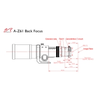 Apochromatický refraktor William Optics 61/360 ZenithStar 61 Blue OTA