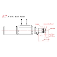 Apochromatický refraktor William Optics 103/710 ZenithStar 103 Blue OTA