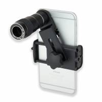 Monokulár Carson HookUpz™ Digiscoping Smartphone Adapter, 6x18mm Telephoto Lens Monocular,Tripod