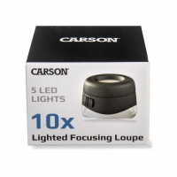 Zvětšovací sklo Carson LED VersaLoupe™ 10x LED Lighted Focusing Loupe Magnifier