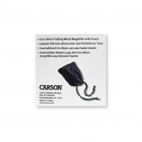 Zvětšovací sklo Carson Metal LinenTest 6,5x (20mm)