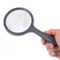 Zvětšovací sklo Carson LED Lighted HandHeld 2x Power Magnifier with 4x Spot Lens