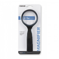 Zvětšovací sklo Carson HandHeld Series Rimmed 2.5x Power 3” Acrylic Lens Magnifier