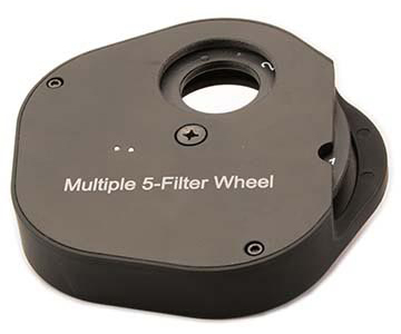 Manuálne filtrové koleso TS Optics 5x1,25″ T2/1,25″