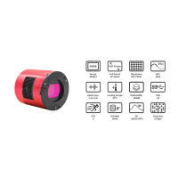 ZWO Color Astro Camera ASI2400MC-PRO cooled, Sensor D=43.3 mm